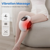 Smart Knee Massager- Soothing Cycle Heating, Powerful Vibration, and Large LED Screen- 2024